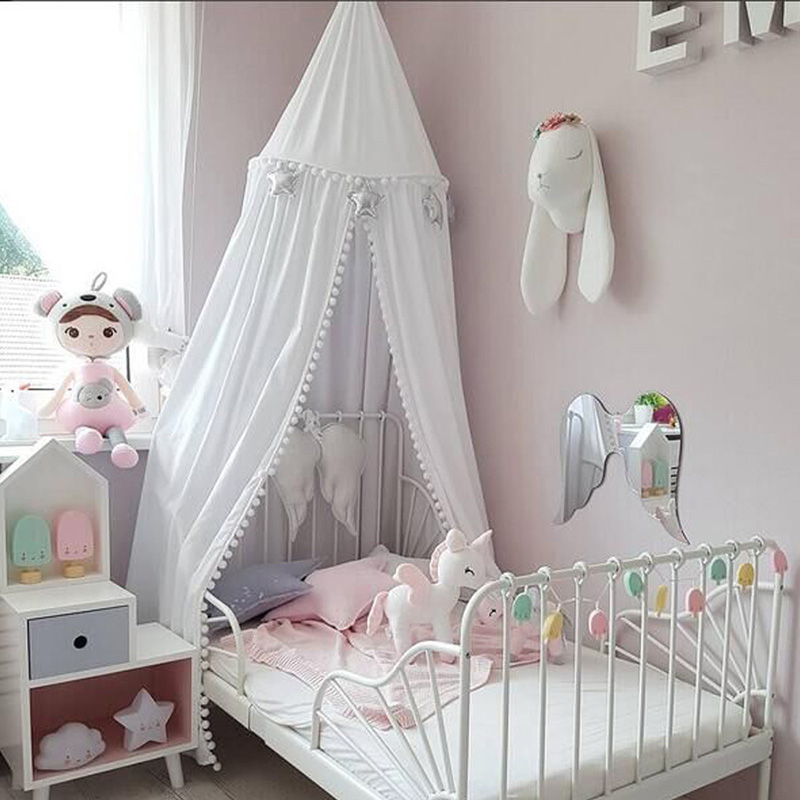 Princess Bed Canopy Net for Kids Baby Crib