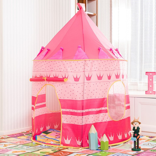Children's Princess Tent Game House Girls Super Mongolian Toy Castle Baby Folding Indoor Tent