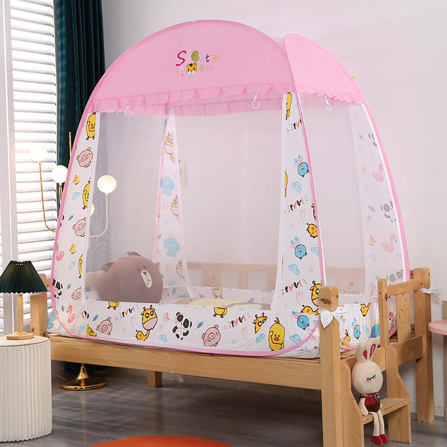 Crib Pop Up Tent, Crib Tent ,Baby Mesh Cover Net,Crib Tent to Keep Baby from Climbing Out
