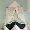 Nattey Bed Canopy with Lights Bed Canopy Curtains for Girls Toddler Bed 