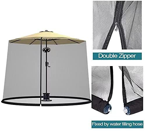 Garden umbrella mosquito net and outdoor parasol mosquito net